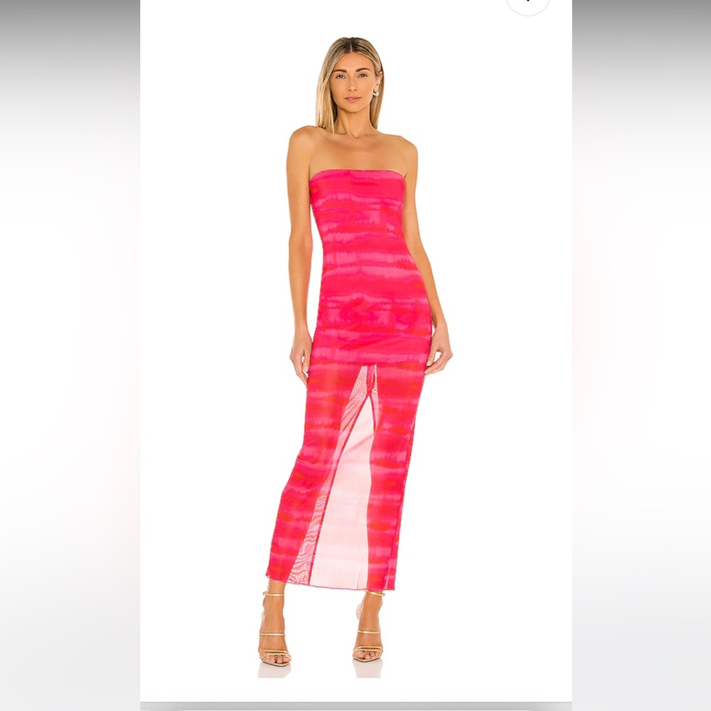 Rios Maxi Dress in Strawberry Tie Dye
h:ours